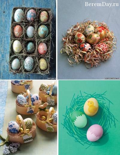 Яйца в гнезде